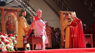 Ibada ya kutangazwa kuwa Mwenyeheri Padri Petro Oros huko Bilky nchini Ukraine.